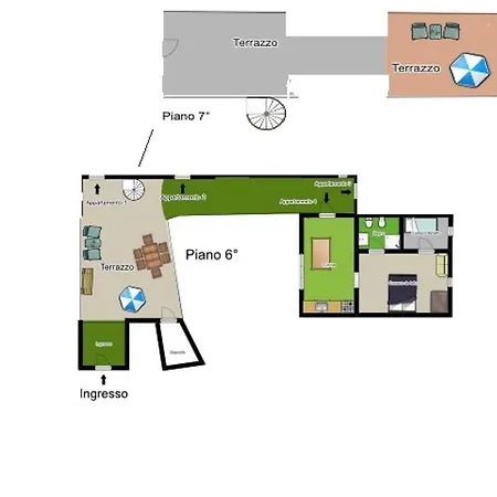 Apartment Roof Funicolare